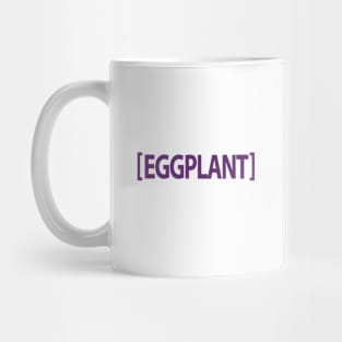 Eggplant Emoji Dad Mug
